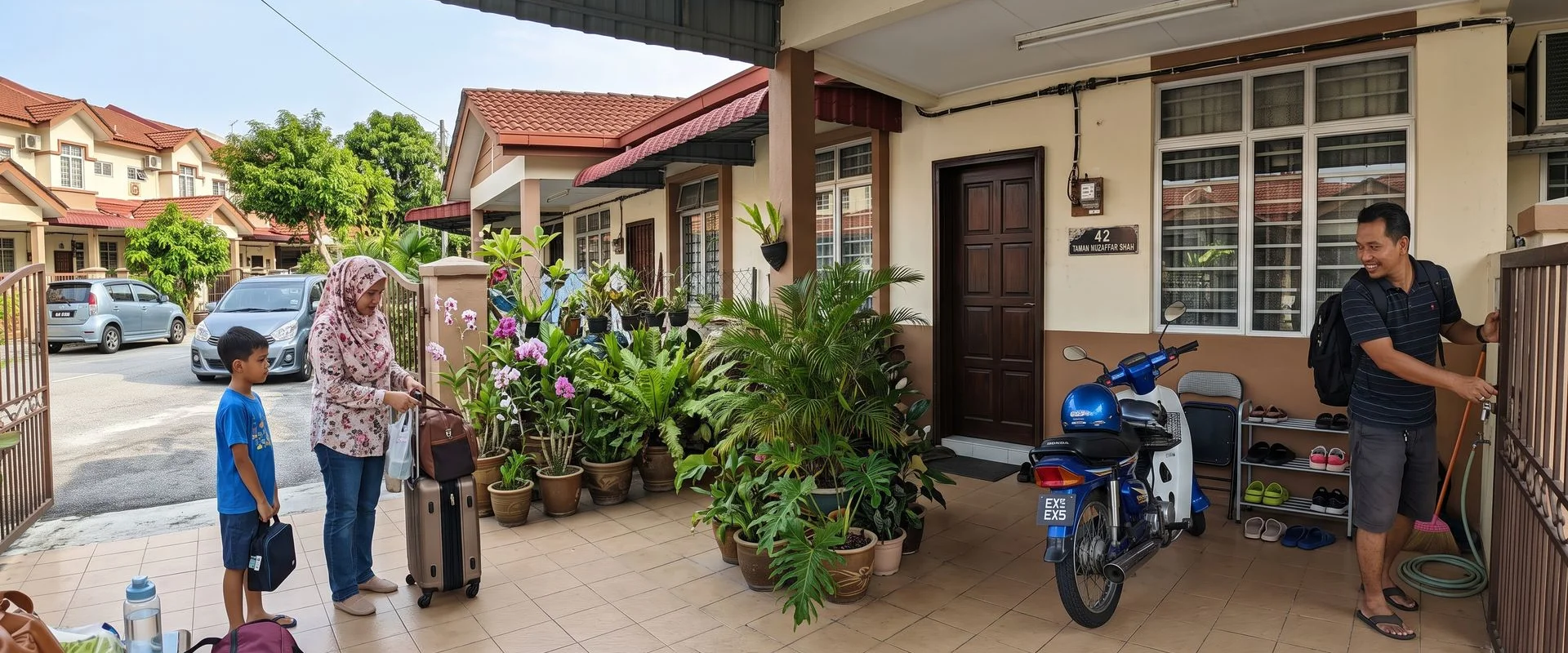 homestay in Taman Muzaffar Shah, Malacca